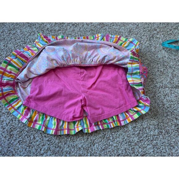 Colorful Hannah Anderson Girls Skort/Skirt, size 140, approx: girls 8/10 - Picture 7 of 8